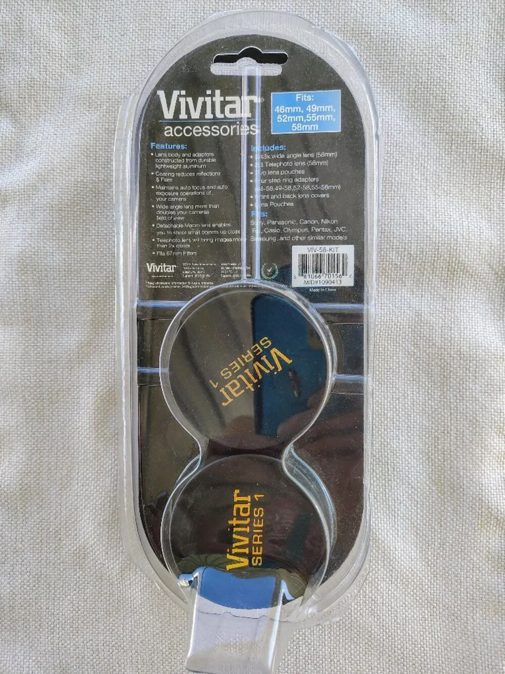 Vivitar Digital Multi-Coated .43x Wide Angle Lens With Macro & 2.5x Telephoto